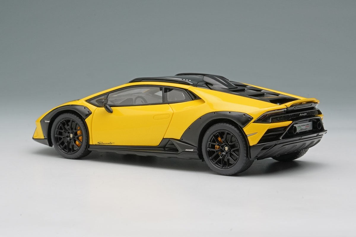 EIDOLON EM738G 1/43 Lamborghini Huracan Sterrato 2024 Giallo Inti Stripe Resin