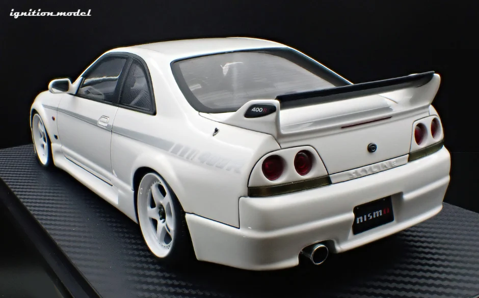 Ignition Model IG3653 1/18 NISMO 400R BCNR33 White Resin Model Car JDM Skyline