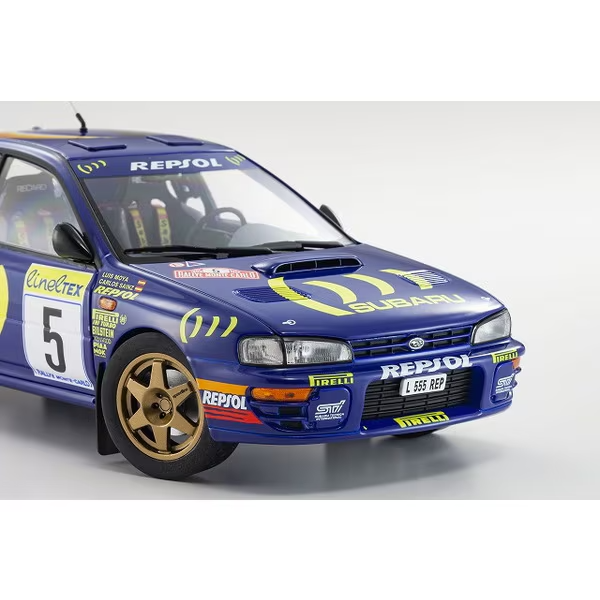 Kyosho KS08962B - 1/18 Subaru Impreza 1995 Monte Carlo #5 [Die-cast Mini Car]