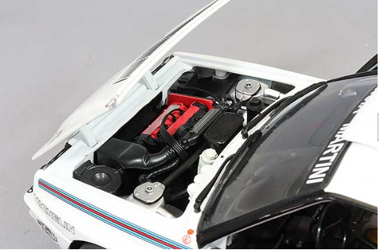 Kyosho KS08348G 1/18 Lancia Delta Integrale Evo Test Car White Diecast
