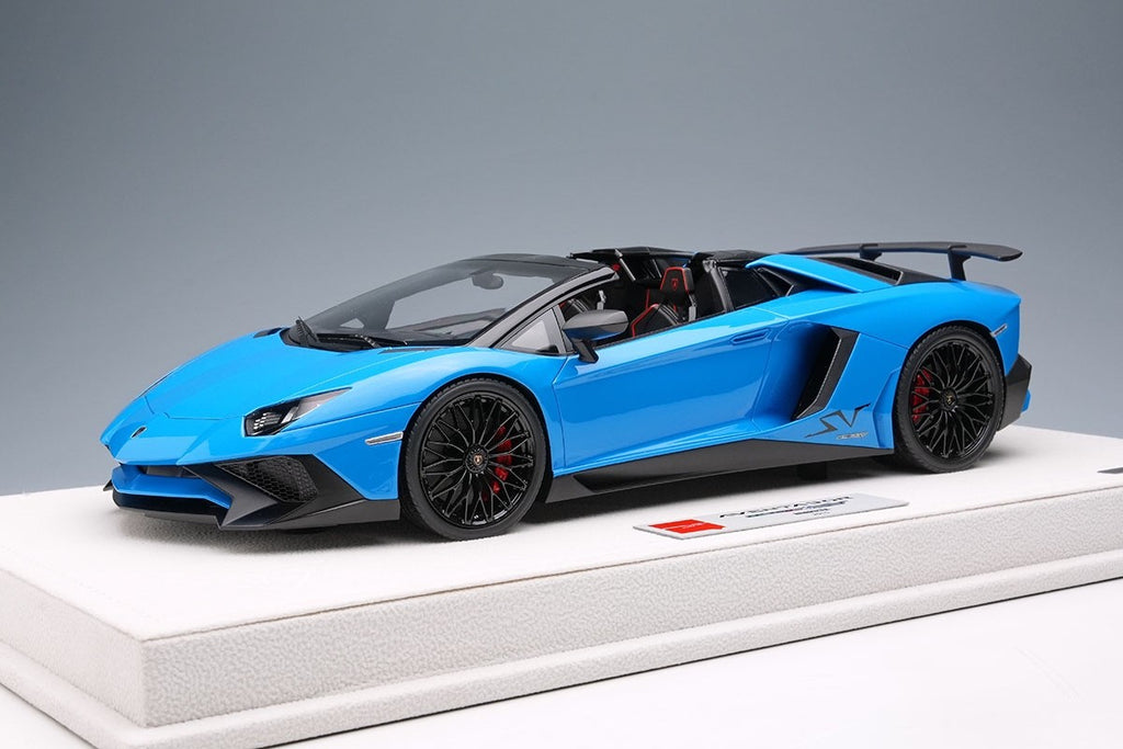 EIDOLON EML007B 1/18 Lamborghini Aventador LP750-4 SV Roadster 2015 Pearl Blue