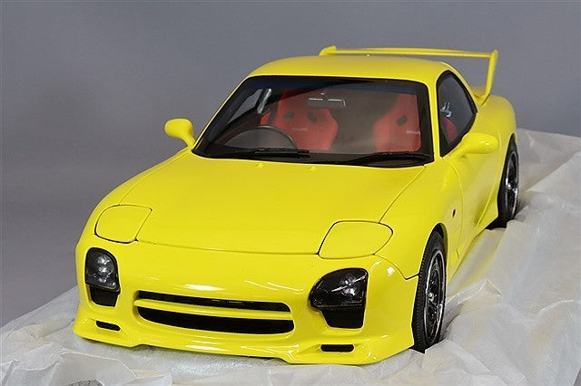 POLER MASTER MODELS PLM22-002-1 1/18 Mazda RX-7 Speed Aspec Yellow