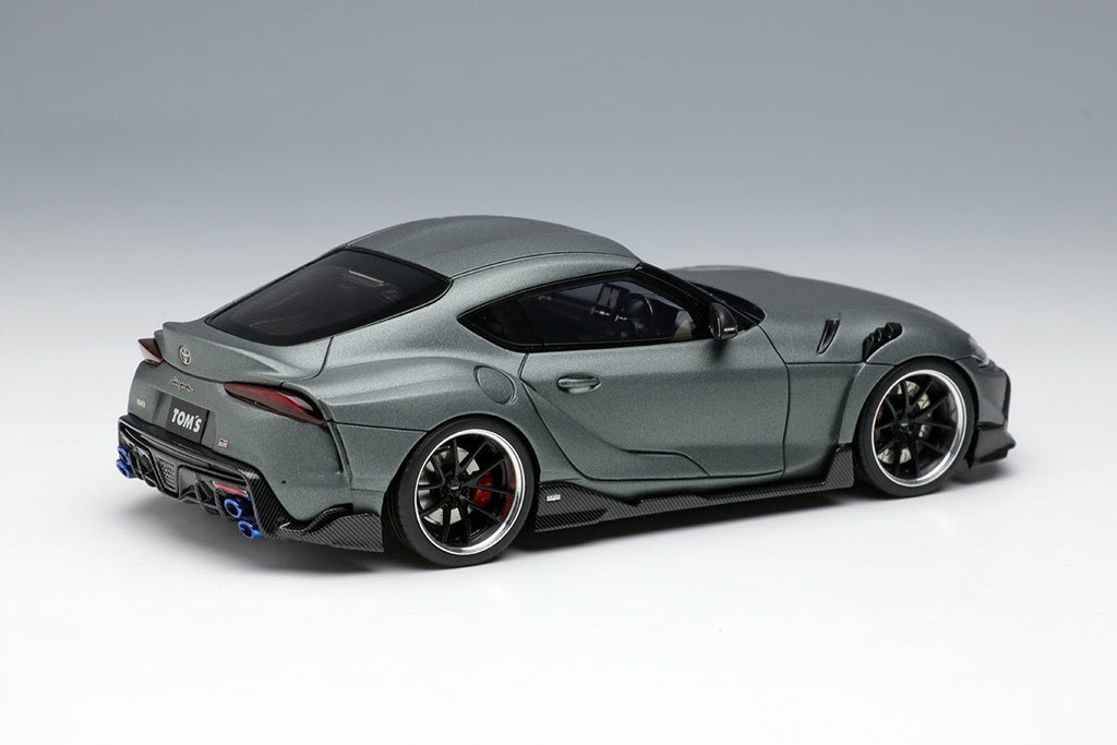 Make Up EIDOLON EM663B 1/43 TOM'S GR Supra Tourer Storm Grey 2022 Edition