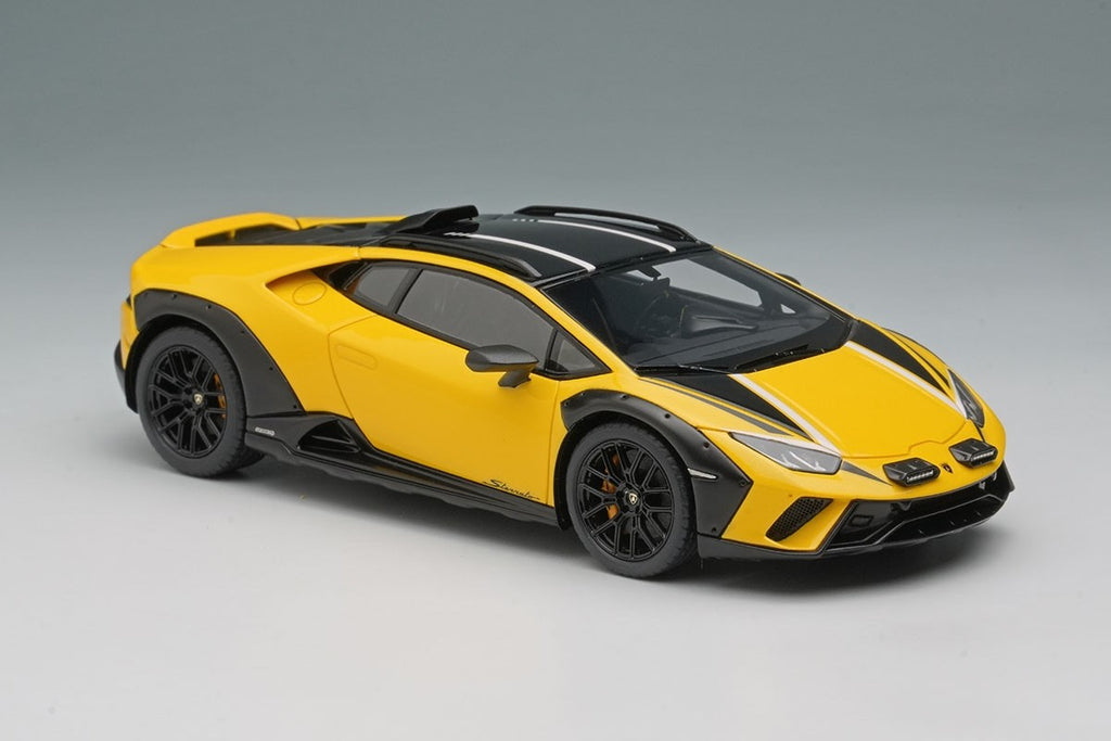 EIDOLON EM738G 1/43 Lamborghini Huracan Sterrato 2024 Giallo Inti Stripe Resin
