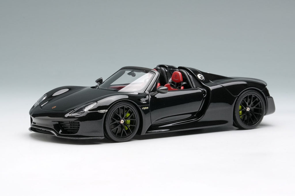 Make Up EIDOLON EM569I 1/43 Porsche 918 Spyder Weissach 2011 Basalt Black