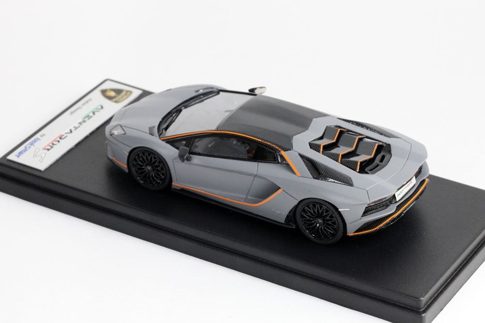 Looksmart LS468SE 1/43 Lamborghini Aventador S 2017 Grigio Acheso Resin Ad Pers