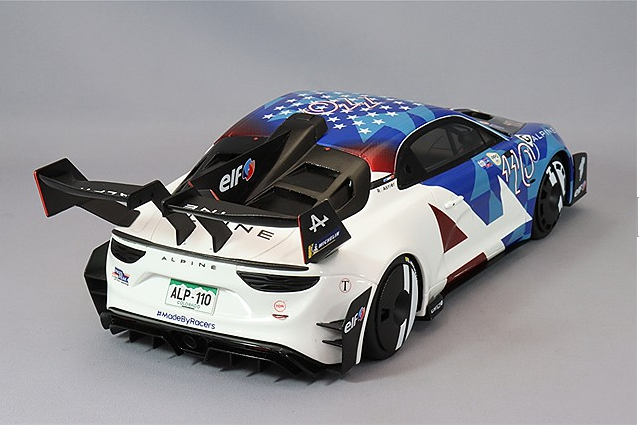 OttO OTM1095 1/18 Alpine A110 Pikes Peak 2023 Tricolor Resin