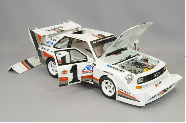 AUTOart 88700 1/18 Audi Sport Quattro S1 1987 Pikes Peak Winner #1