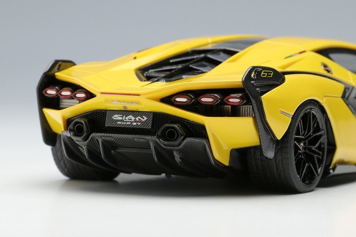 EIDOLON EM533F 1/43 Lamborghini Sian FKP 37 2019 Giallo Inti Car
