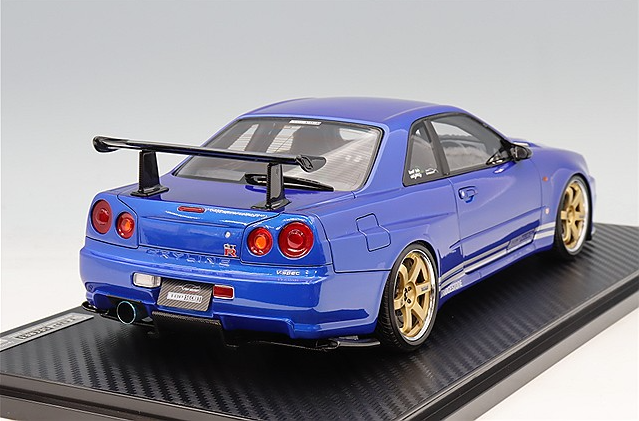 Ignition Model IG3848 1/18 Nissan TOP SECRET 34GT-R Blue Metallic