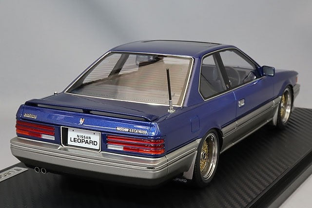 Ignition Model IG3701 1/18 Nissan Leopard 3.0 Ultima F31 Blue/Silver Resin