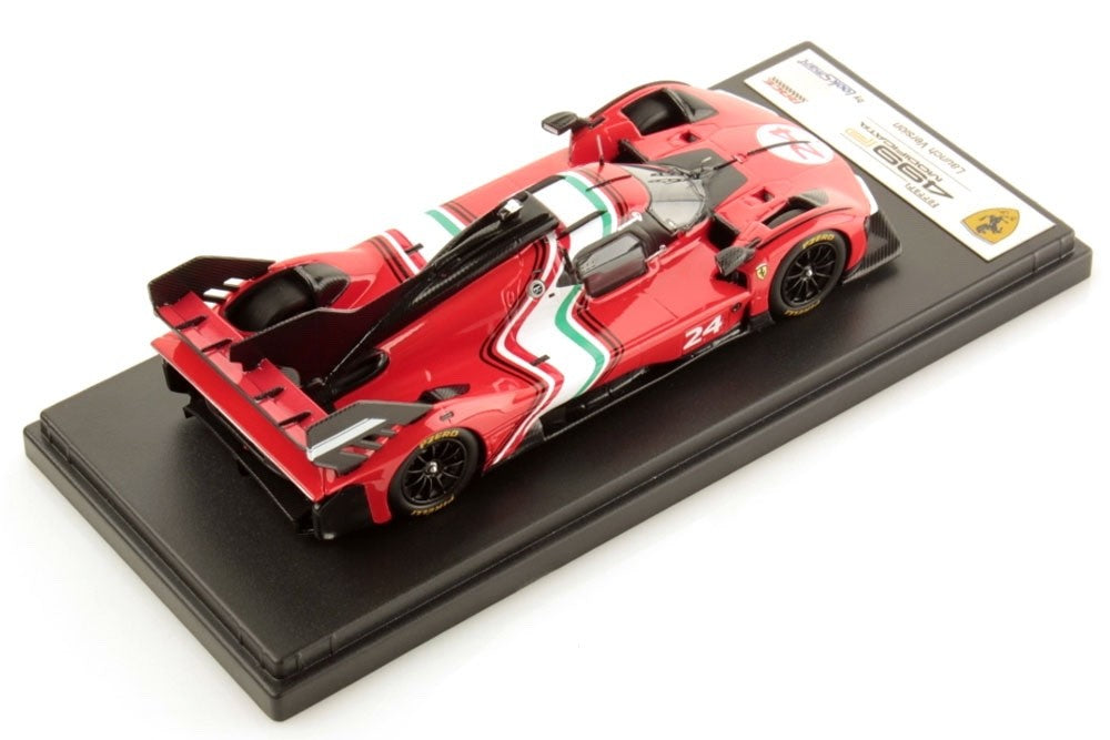 Looksmart LSRC182 1/43 Ferrari 499P Modificata 2024 Red Track Car Resin