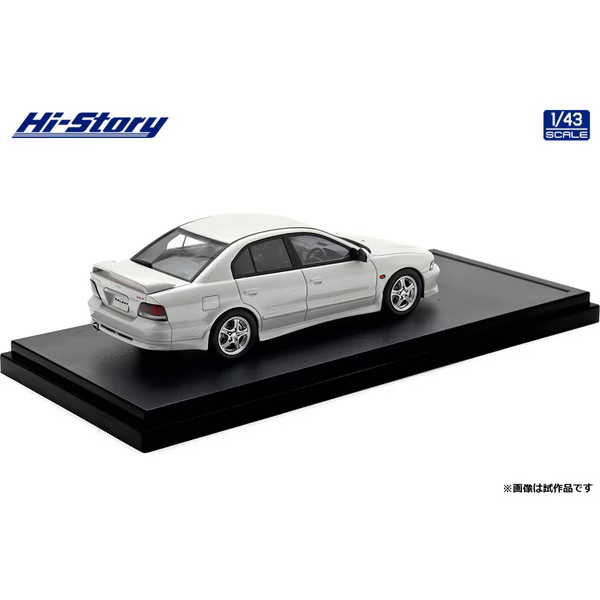 High Story HS513WH 1/43 Mitsubishi Galant VR-4 1996 Galaxy White Resin Model