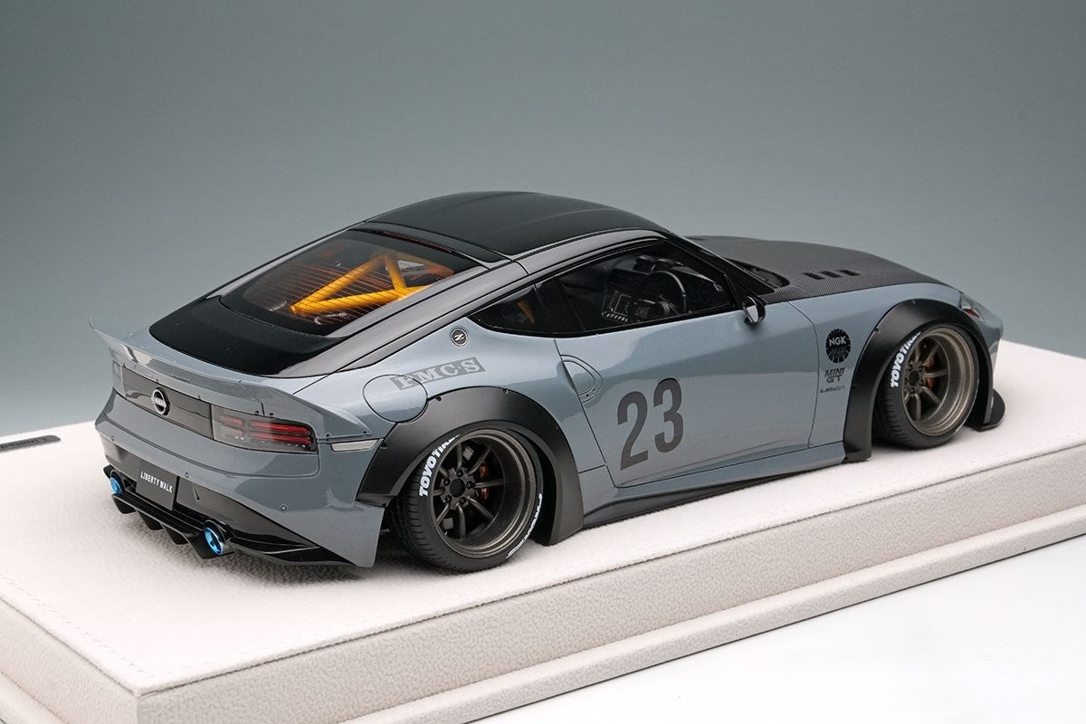 Make Up EIDOLON EML137C 1/18 LB nation Nissan Fairlady Z RZ34 Gray Limited