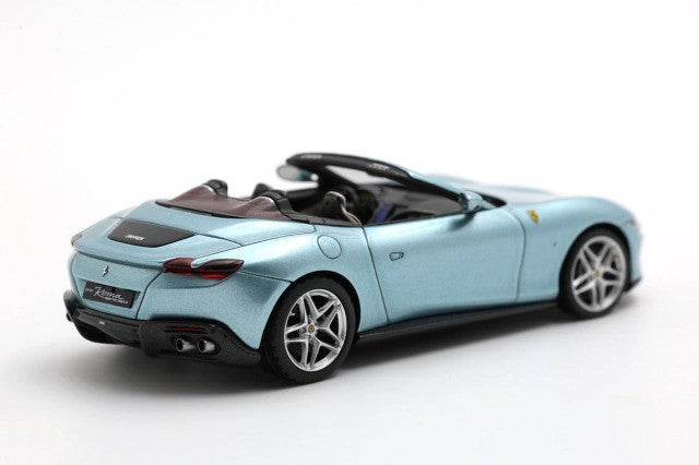BBR BBRC282A 1/43 Ferrari Roma Spider Metallic Celeste Trevi LE 200pcs