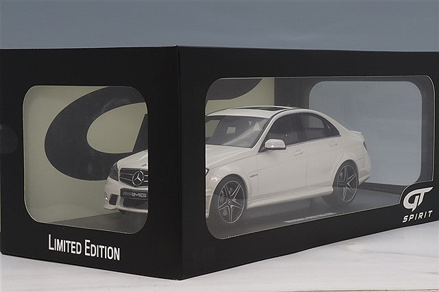 GT Spirit GTS928 1/18 Mercedes-Benz C63 AMG 2007 White Resin