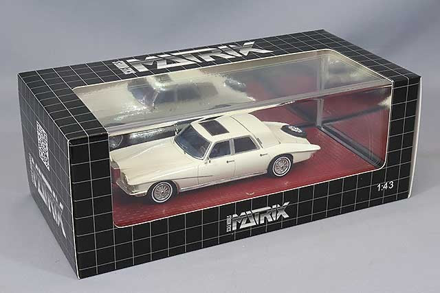 Matrix MX41804082 1/43 Stutz Duplex Sedan Prototype 1971 White Resin