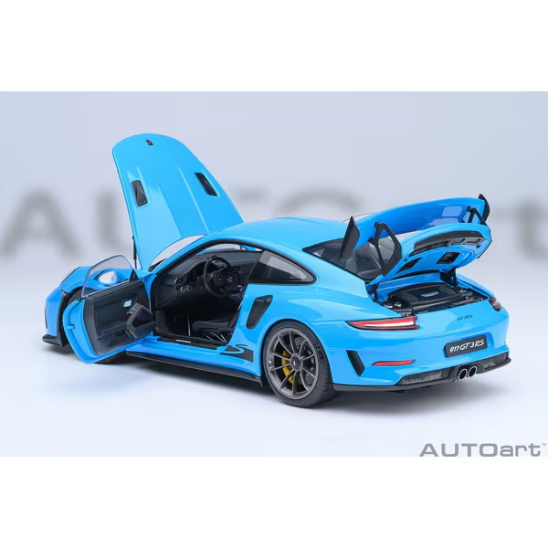AUTOart 78182 1/18 Porsche 911 991.2 GT3 RS Light Blue Diecast