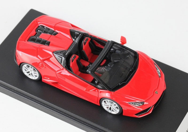 Looksmart LS452F 1/43 Lamborghini Huracan LP610-4 Spyder Rosso Mars Pearl Red