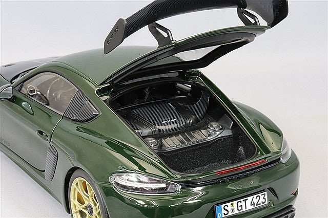 Norev NO187250 1/18 Porsche Cayman GT4 RS 2023 Green Die-cast