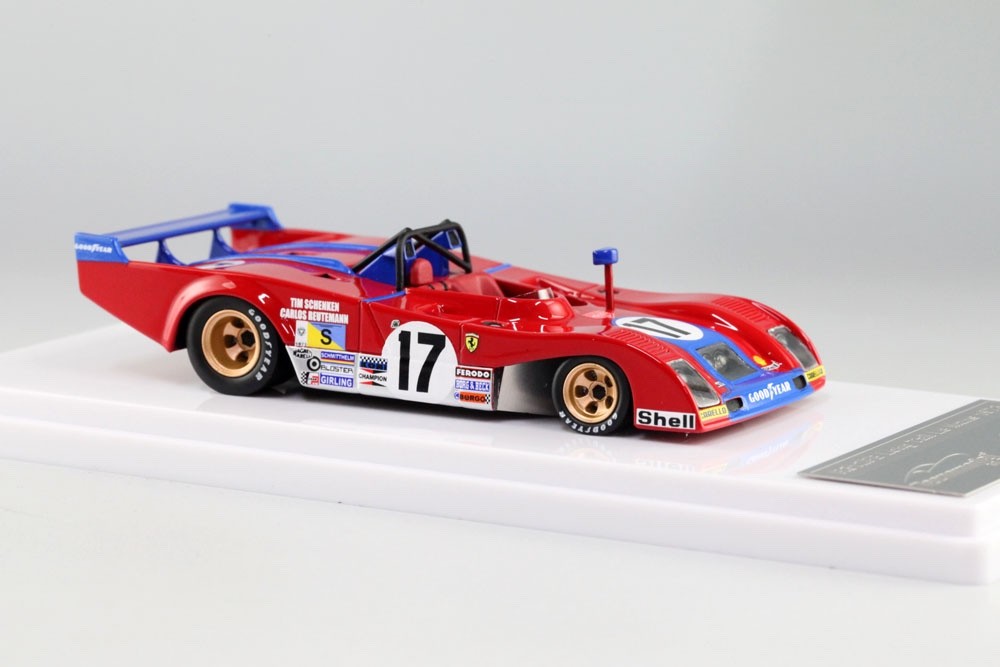 Tecno Model TM43-04C 1/43 Ferrari 312 PB #17 Le Mans 1973 Reutemann Schenken