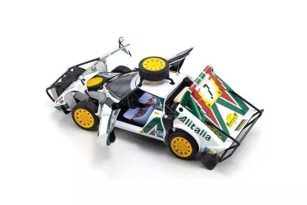 Kyosho KS08130G 1/18 Lancia Stratos HF Alitalia 1977 Safari Rally #7 Munari