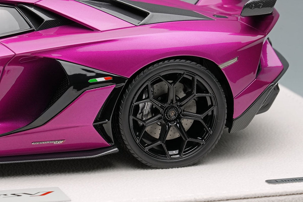 EIDOLON EML025G 1/18 Lamborghini Aventador SVJ 2018 Viola Ashifa Resin Ltd 80pcs
