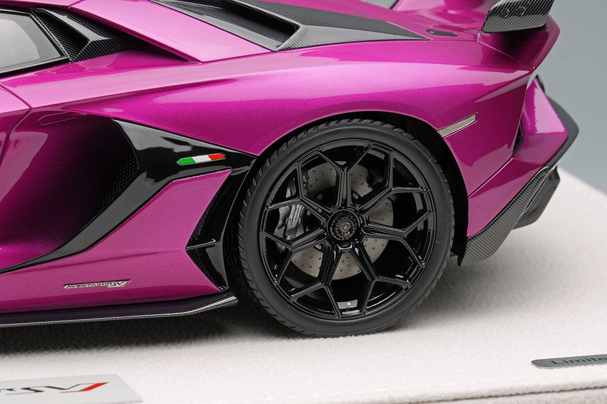 EIDOLON EML025G 1/18 Lamborghini Aventador SVJ 2018 Viola Ashifa Resin Ltd 80pcs