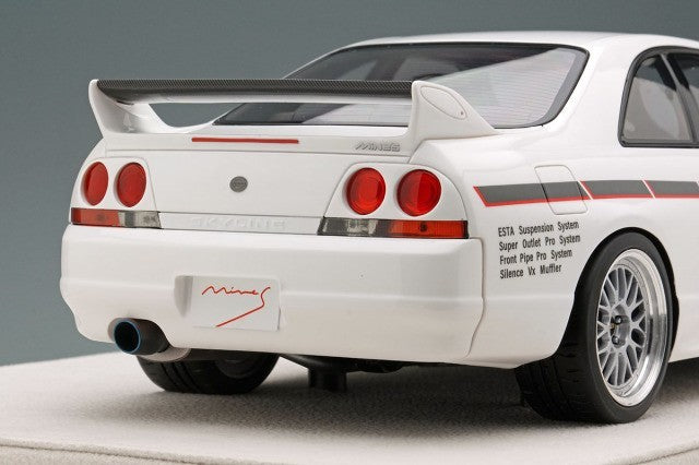 EIDOLON EML179B 1/18 Mine's Skyline GT-R(BCNR33) White Limited 120pcs