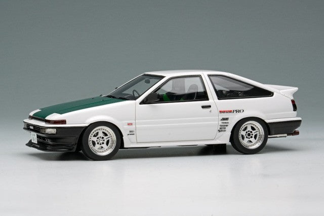 EIDOLON EM718 1/43 Toyota Sprinter Trueno (AE86)(3Door) Tk-Street Ver. White