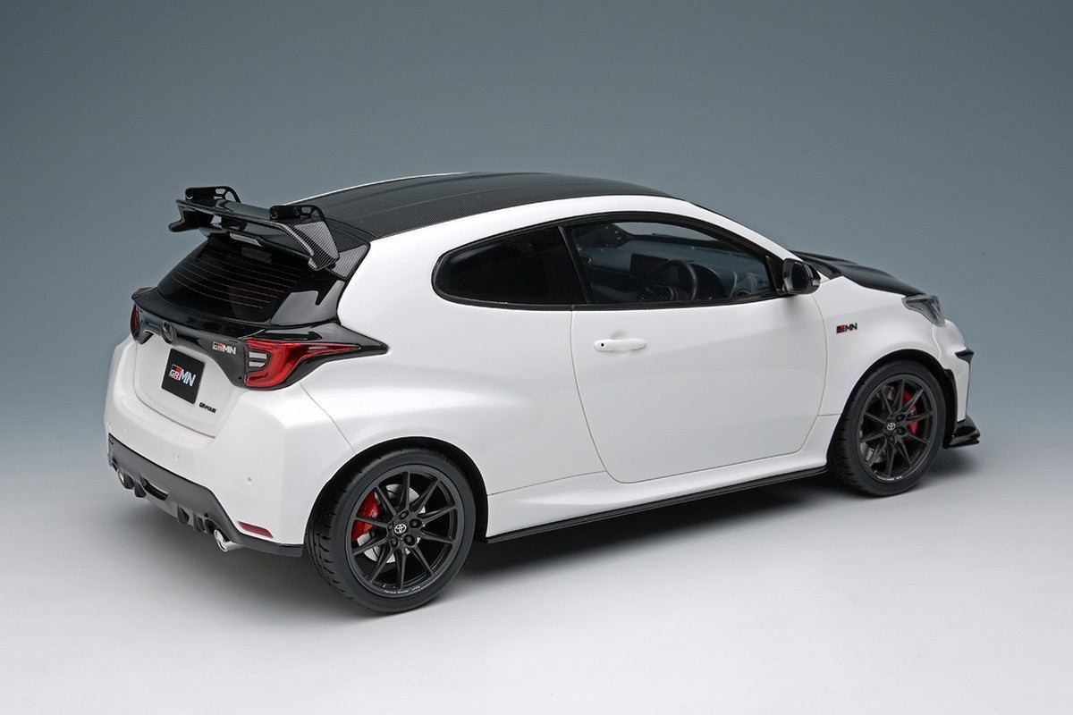 EIDOLON EML133B 1/18 Toyota GRMN Yaris Circuit Package 2022 White Pearl Mica