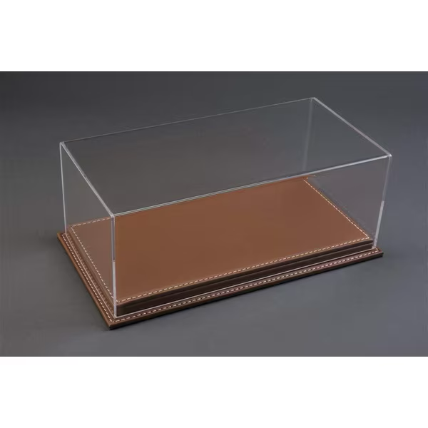 Atlantic Case ATL10201 1/8 Mulhouse Raised Display Case Brown UV Protection