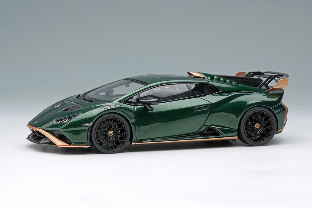 Make Up EIDOLON EM737D 1/43 Lamborghini Huracan STO 2021 Verde Hydra/Gold