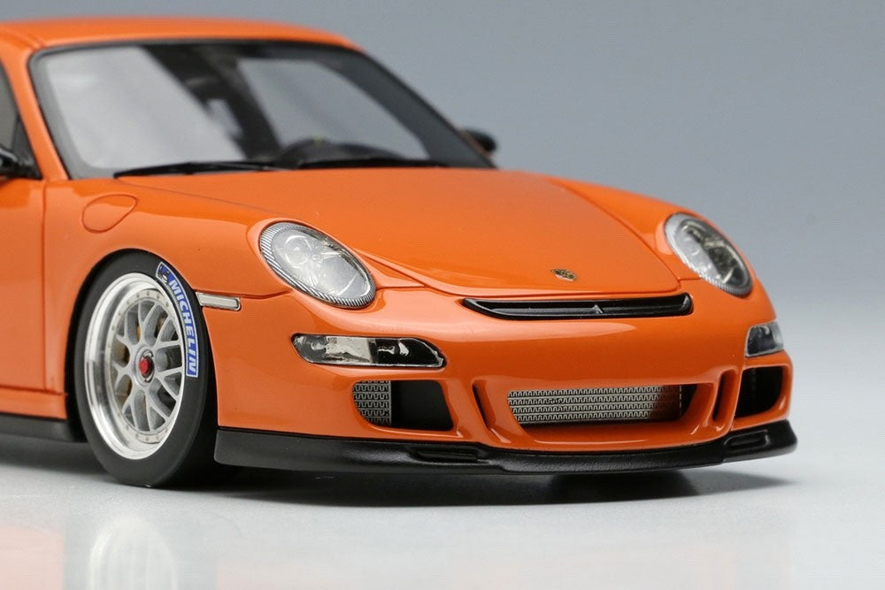 EIDOLON EM710D 1/43 Porsche 911 997 GT3 RS BBS Cup Wheel Orange Limited 60pcs