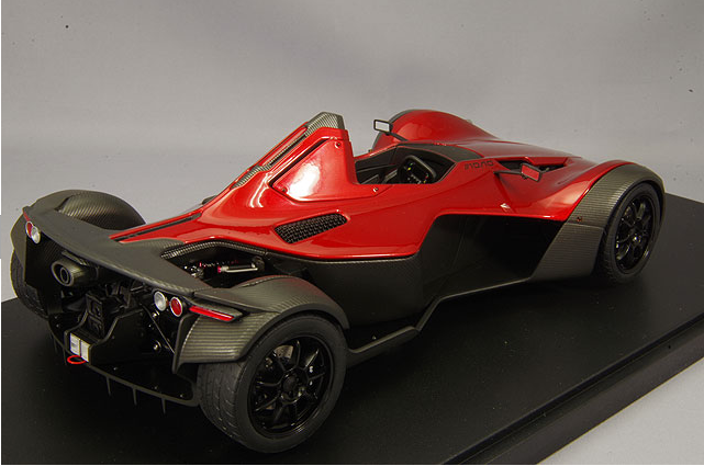 AUTOart Aa18119 1/18 BAC Mono Single Seater Track Metallic Red UK