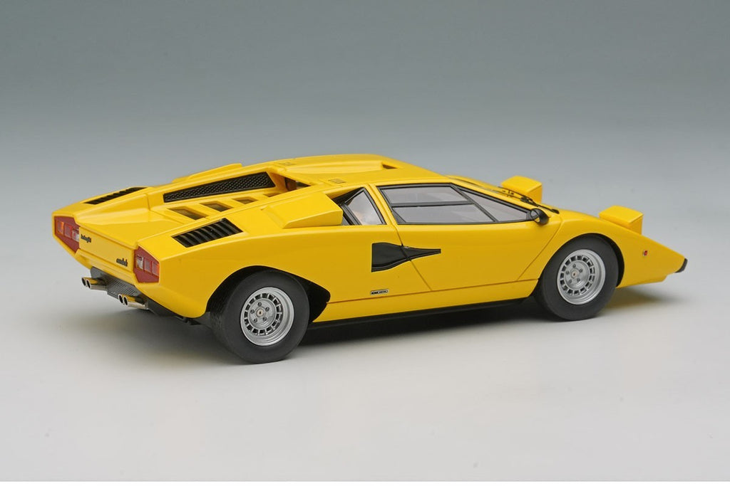 Make Up EIDOLON EM822A 1/43 Lamborghini Countach LP400 1974 Yellow Resin