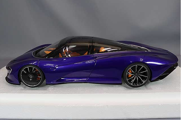 AUTOart 76089 1/18 McLaren Speedtail Metallic Purple Composite Model