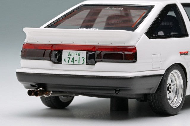 EIDOLON EM718 1/43 Toyota Sprinter Trueno (AE86)(3Door) Tk-Street Ver. White