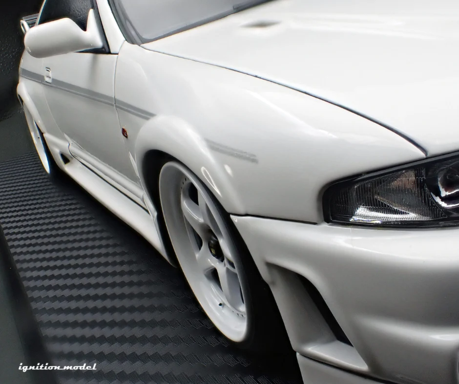 Ignition Model IG3653 1/18 NISMO 400R BCNR33 White Resin Model Car JDM Skyline