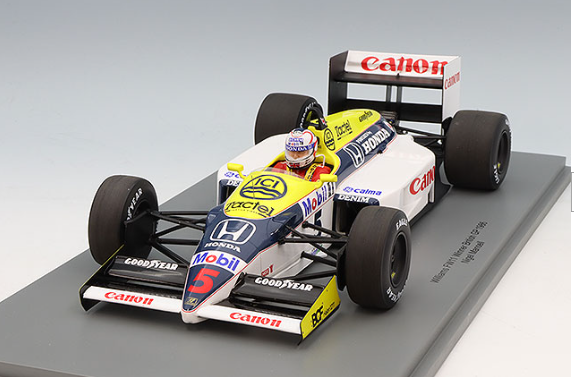 Spark S18S738 1/18 Williams FW11 British GP Winner 1986 #5 Multi Resin