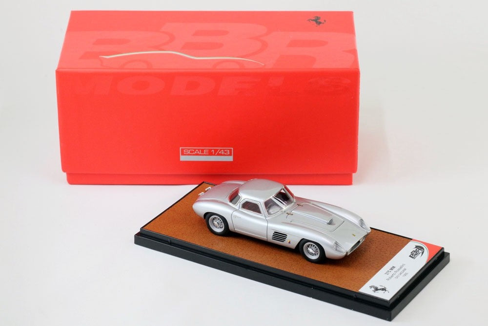 BBR BBR119 1/43 Ferrari 375MM s/n 0456AM Bergman Coupe Rossellini Silver Resin