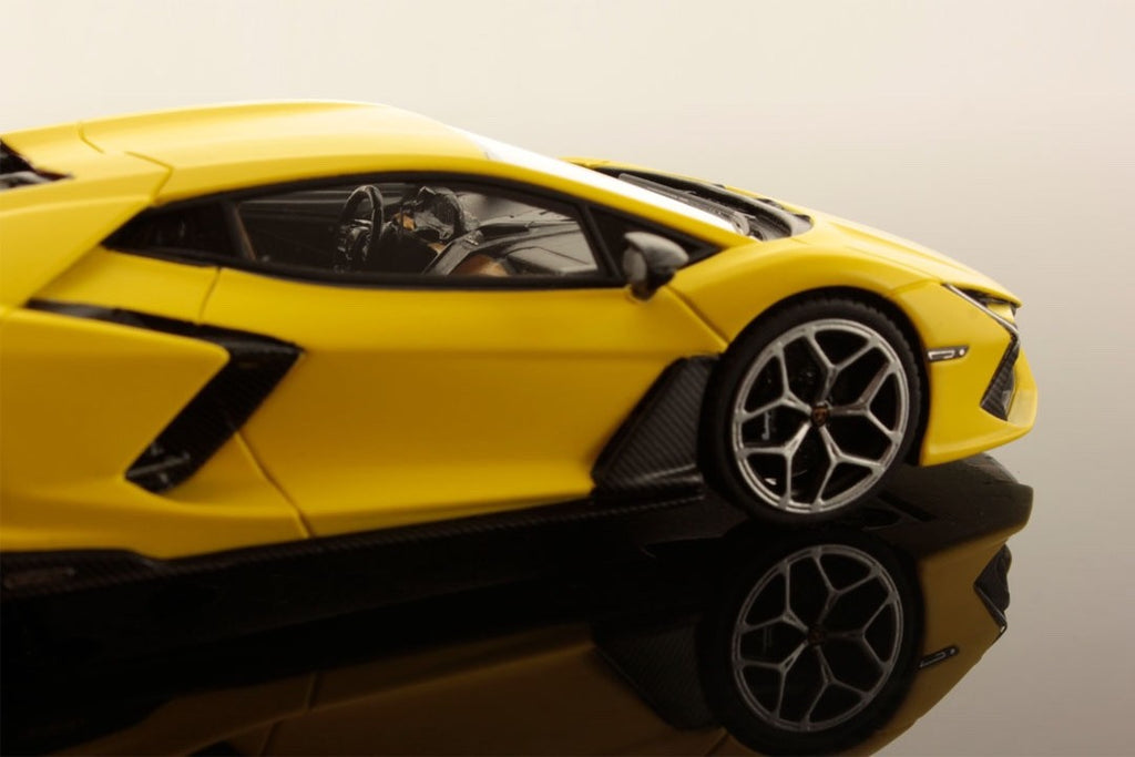Looksmart LS543E 1/43 Lamborghini Revuelto 2023 Giallo Clarus Yellow Resin