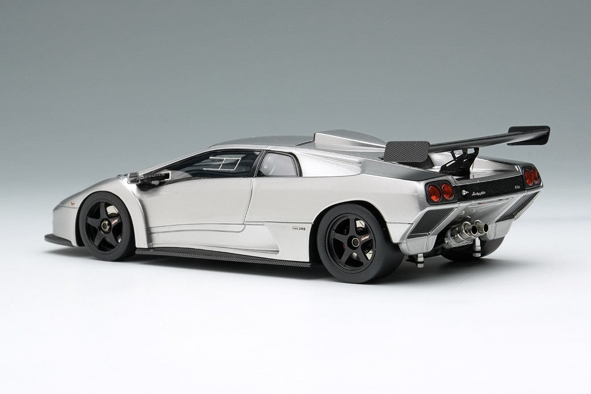 Make Up EIDOLON EM786D 1/43 Lamborghini Diablo GTR 1999 Silver Resin