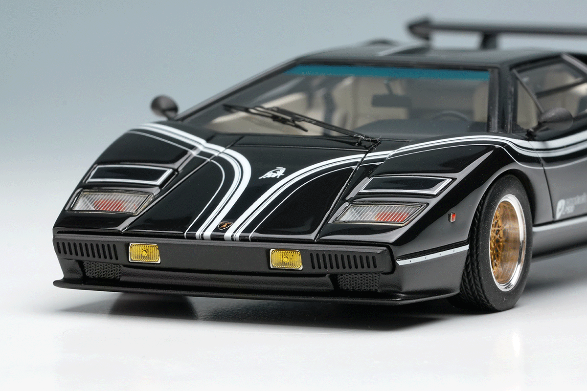 Make Up EIDOLON EM443A 1/43 Lamborghini Countach LP500R Tokyo Show 1977