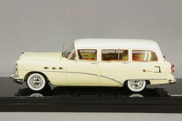 TSM TSM144316 1/43 Buick Century Estate Wagon 1954 Tan White Resin
