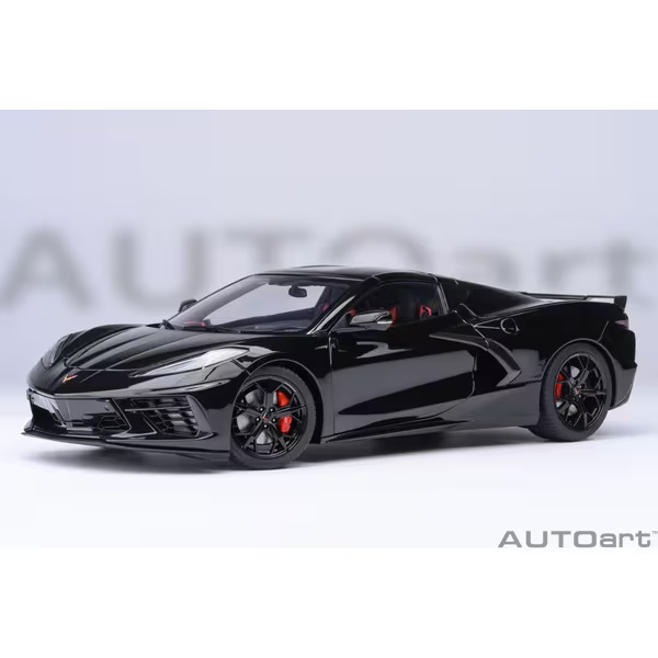 AUTOart 71280 1/18 Chevrolet Corvette C8 Stingray Z51 Black New