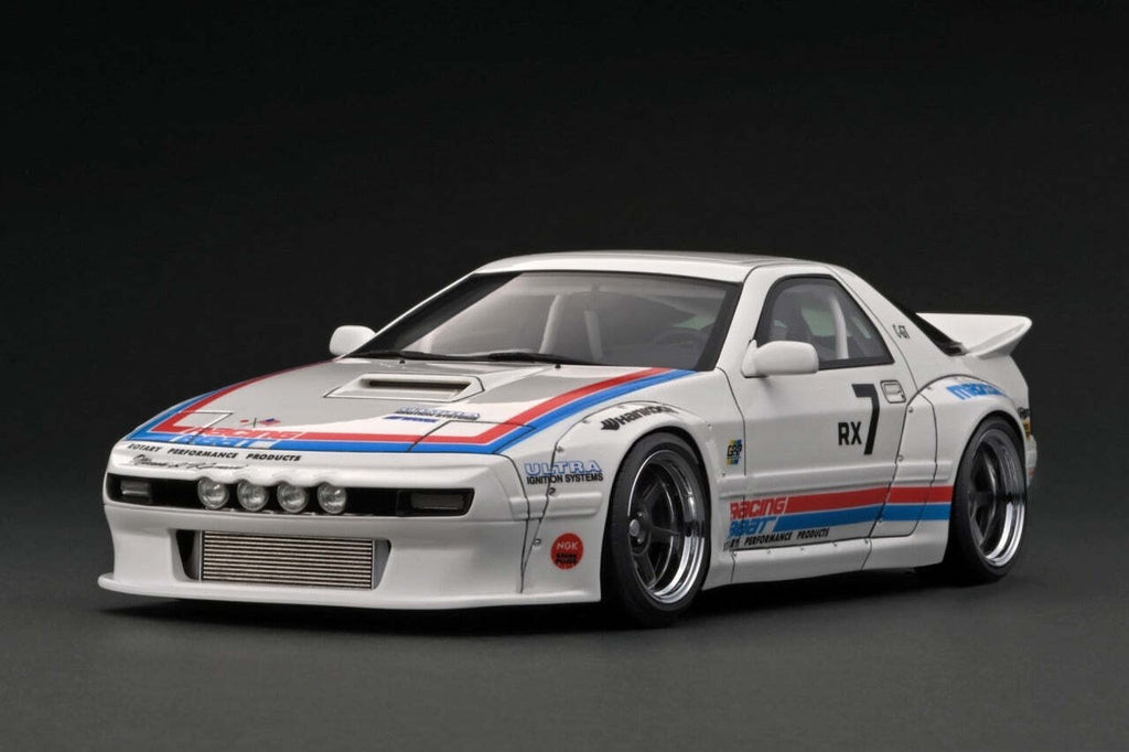 Ignition Model IG2910 1/18 PANDEM Mazda RX-7 (FC3S) White TE37 Wheels