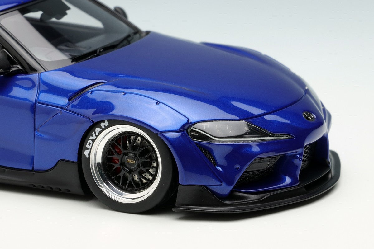 Make Up EIDOLON RB006C 1/43 Toyota Pandem GR Supra Ver1 Candy Blue 2019