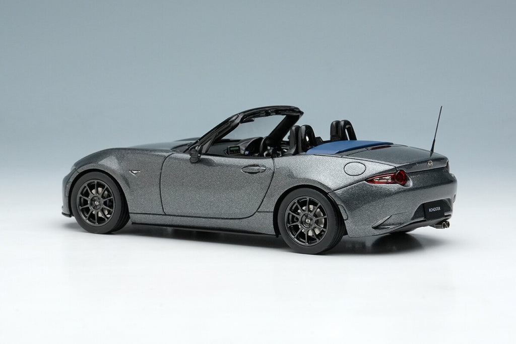 Make Up EIDOLON EM764B 1/43 Mazda Roadster ND 990S 2022 Machine Gray Metallic