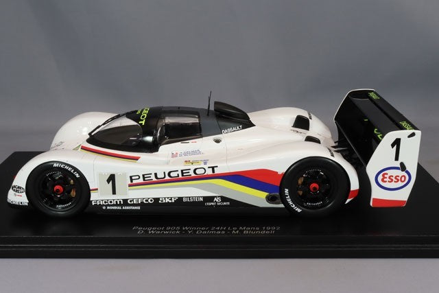 Spark S18LM92 1/18 Peugeot 905 1992 Le Mans Winner #1
